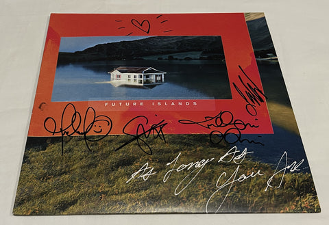 FUTURE ISLANDS SIGNED AS LONG AS YOU ARE VINYL RECORD JSA