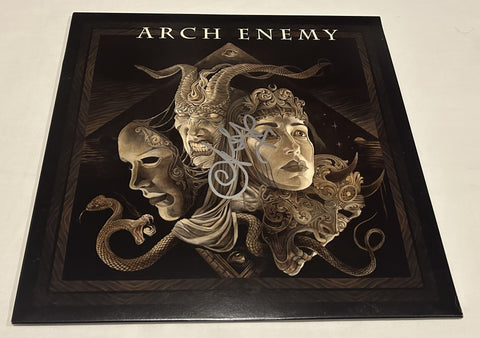 ALISSA WHITE-GLUZ SIGNED ARCH ENEMY DECEIVERS VINYL RECORD JSA