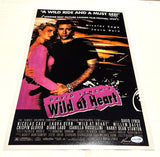 NICOLAS CAGE SIGNED WILD AT HEART 12X18 MOVIE POSTER ACOA