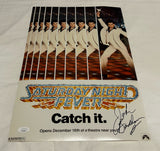 JOHN BADHAM SIGNED SATURDAY NIGHT FEVER 12X18 MOVIE POSTER JSA