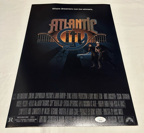 SUSAN SARANDON SIGNED ATLANTIC CITY 12X18 MOVIE POSTER JSA