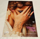 JESSICA CHASTAIN SIGNED THE EYES OF TAMMY FAYE 12X18 MOVIE POSTER JSA