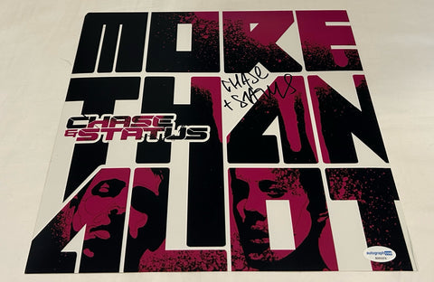 SAUL MILTON SIGNED CHASE & STATUS MORE THAN ALOT 12X12 PHOTO ACOA