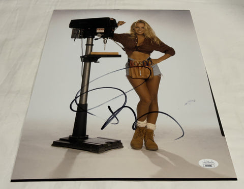 PAMELA ANDERSON SIGNED HOME IMPROVEMENT 11X14 PHOTO 2 JSA