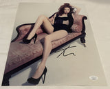 KAREN GILLAN SIGNED 11X14 PHOTO JSA