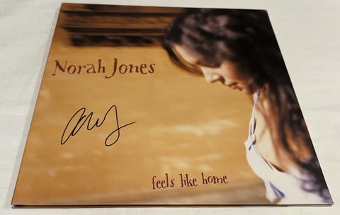 NORAH JONES SIGNED FEELS LIKE HOME VINYL RECORD JSA