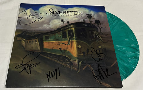 SILVERSTEIN SIGNED ARRIVALS & DEPARTURES VINYL RECORD JSA