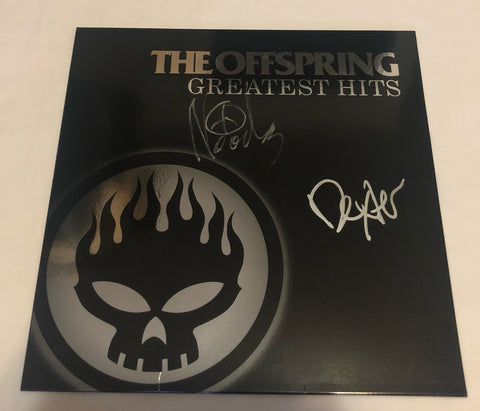 THE OFFSPRING SIGNED GREATEST HITS VINYL RECORD JSA