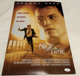 JOHN BADHAM SIGNED NICK OF TIME 12X18 MOVIE POSTER JSA