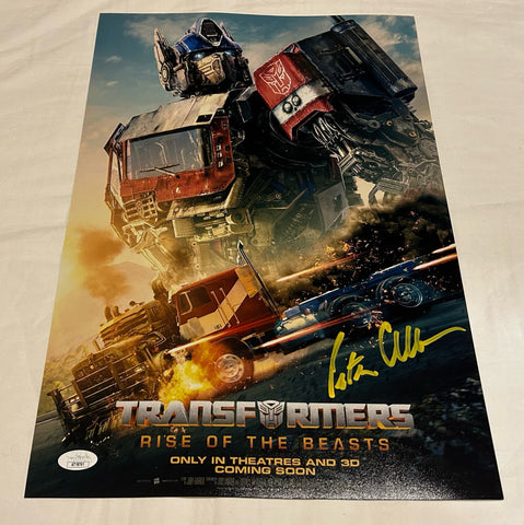 PETER CULLEN SIGNED TRANSFORMERS RISE OF THE BEASTS 12X18 MOVIE POSTER JSA