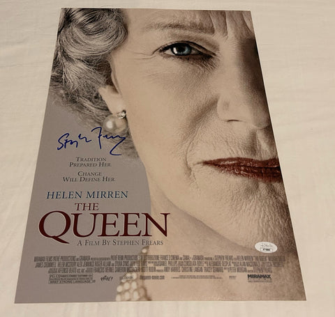 STEPHEN FREARS SIGNED THE QUEEN 12X18 MOVIE POSTER JSA