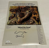 MICHAEL YORK SIGNED ALFRED THE GREAT 12X18 MOVIE POSTER JSA