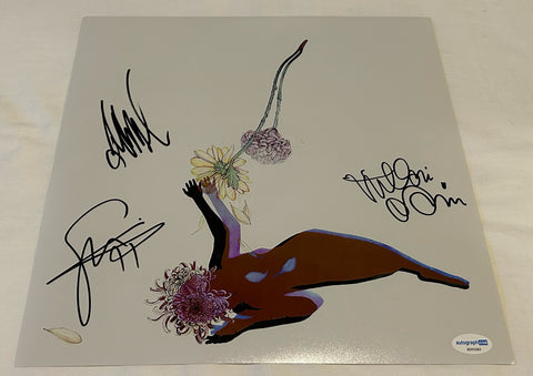 FUTURE ISLANDS SIGNED THE FAR FIELD 12X12 PHOTO ACOA