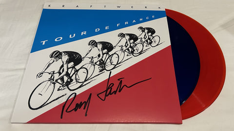 RALF HUTTER SIGNED KRAFTWERK TOUR DE FRANCE VINYL RECORD JSA