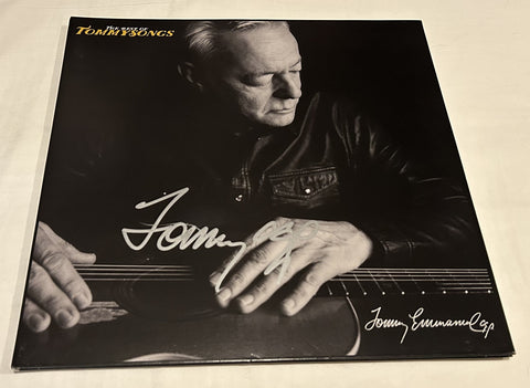 TOMMY EMMANUEL SIGNED THE BEST OF TOMMY SONGS VINYL RECORD JSA