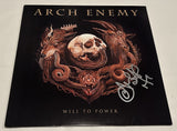 ALISSA WHITE-GLUZ SIGNED ARCH ENEMY WILL TO POWER VINYL RECORD JSA