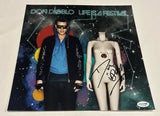 DON DIABLO SIGNED LIFE IS A FESTIVAL 12X12 PHOTO ACOA