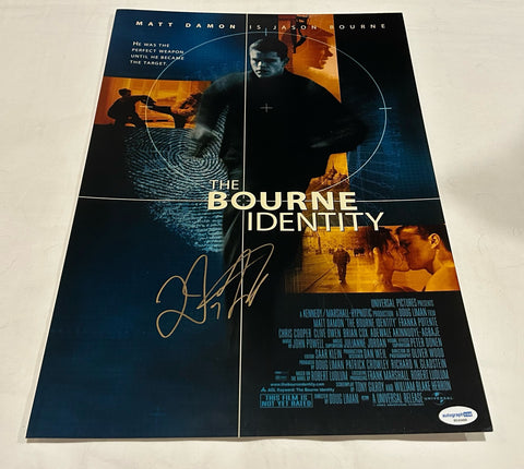 DOUG LIMAN SIGNED THE BOURNE IDENTITY 12X18 MOVIE POSTER ACOA