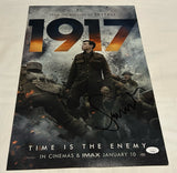 SAM MENDES SIGNED 1917 12X18 MOVIE POSTER 2 JSA