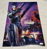 PAUL VERHOEVEN SIGNED ROBOCOP 12X18 MOVIE POSTER 3 JSA