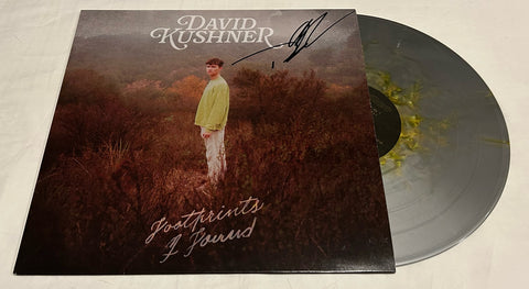 DAVID KUSHNER SIGNED FOOTPRINTS I FOUND VINYL RECORD JSA