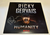 RICKY GERVAIS SIGNED HUMANITY VINYL RECORD JSA