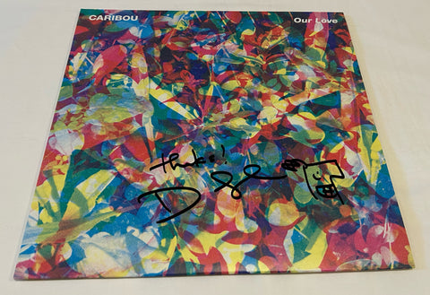 CARIBOU DAN SNAITH SIGNED OUR LOVE VINYL RECORD BECKETT BAS