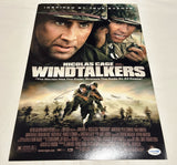 NICOLAS CAGE SIGNED WINDTALKERS 12X18 MOVIE POSTER ACOA