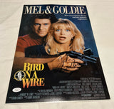 JOHN BADHAM SIGNED BIRD ON A WIRE 12X18 MOVIE POSTER JSA