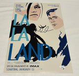 DAMIEN CHAZELLE SIGNED LA LA LAND 12X18 MOVIE POSTER JSA
