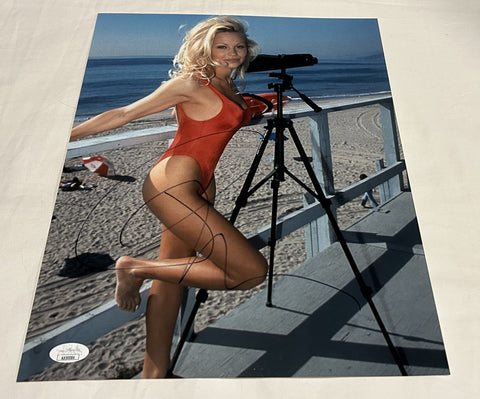 PAMELA ANDERSON SIGNED BAYWATCH 11X14 PHOTO JSA