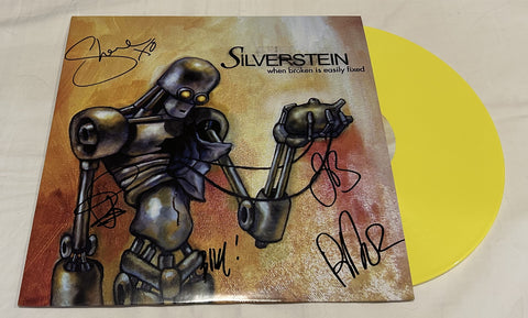SILVERSTEIN SIGNED WHEN BROKEN IS EASILY FIXED VINYL RECORD JSA