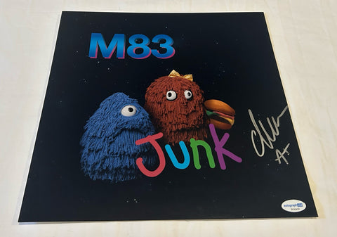 ANTHONY GONZALEZ SIGNED M83 JUNK 12X12 PHOTO ACOA