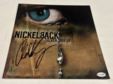 CHAD KROEGER SIGNED NICKELBACK SILVER SIDE UP 12X12 PHOTO ACOA