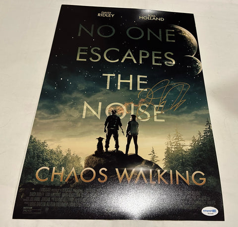 DOUG LIMAN SIGNED CHAOS WALKING 12X18 MOVIE POSTER ACOA