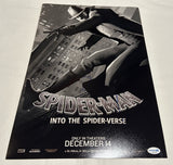 NICOLAS CAGE SIGNED SPIDER-MAN INTO THE SPIDER-VERSE 12X18 MOVIE POSTER ACOA