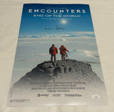 WERNER HERZOG SIGNED ENCOUNTERS AT THE END OF THE WORLD 12X18 MOVIE POSTER JSA