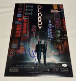 PARK CHAN-WOOK SIGNED OLDBOY 12X18 MOVIE POSTER JSA
