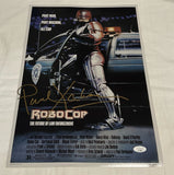 PAUL VERHOEVEN SIGNED ROBOCOP 12X18 MOVIE POSTER JSA