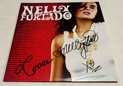 NELLY FURTADO SIGNED LOOSE VINYL RECORD JSA