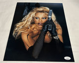 PAMELA ANDERSON SIGNED BARBED WIRE 11X14 PHOTO JSA