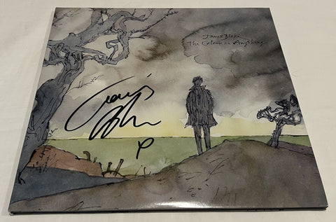 JAMES BLAKE SIGNED THE COLOUR IN ANYTHING VINYL RECORD JSA
