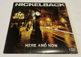 CHAD KROEGER SIGNED NICKELBACK HERE AND NOW VINYL RECORD BAS BECKETT