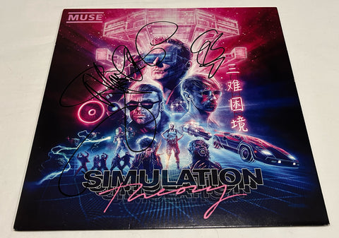 MUSE SIGNED SIMULATION THEORY VINYL RECORD JSA