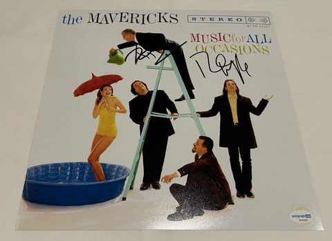 THE MAVERICKS SIGNED MUSIC FOR ALL OCCASIONS 12X12 PHOTO ACOA