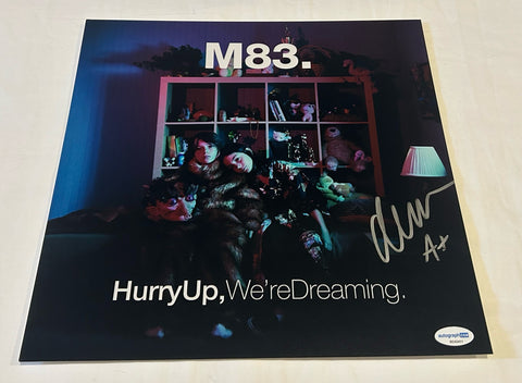 ANTHONY GONZALEZ SIGNED M83 HURRY UP, WE'RE DREAMING 12X12 PHOTO ACOA