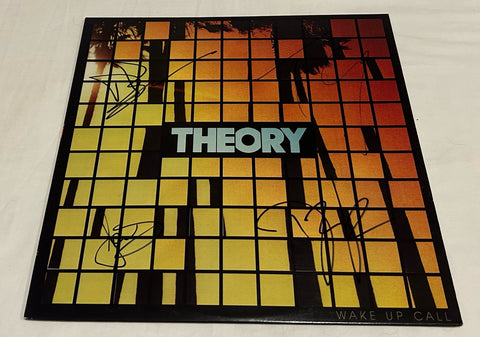 THEORY OF A DEADMAN SIGNED WAKE UP CALL VINYL RECORD JSA