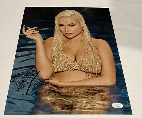 KIM PETRAS SIGNED 11X14 PHOTO 2 JSA