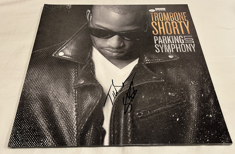 TROMBONE SHORTY SIGNED PARKING LOT SYMPHONY VINYL RECORD JSA