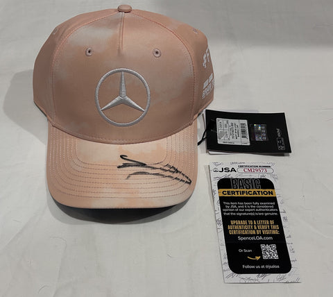 GEORGE RUSSELL SIGNED MERCEDES AMG PETRONAS FORMULA ONE F1 HAT JSA